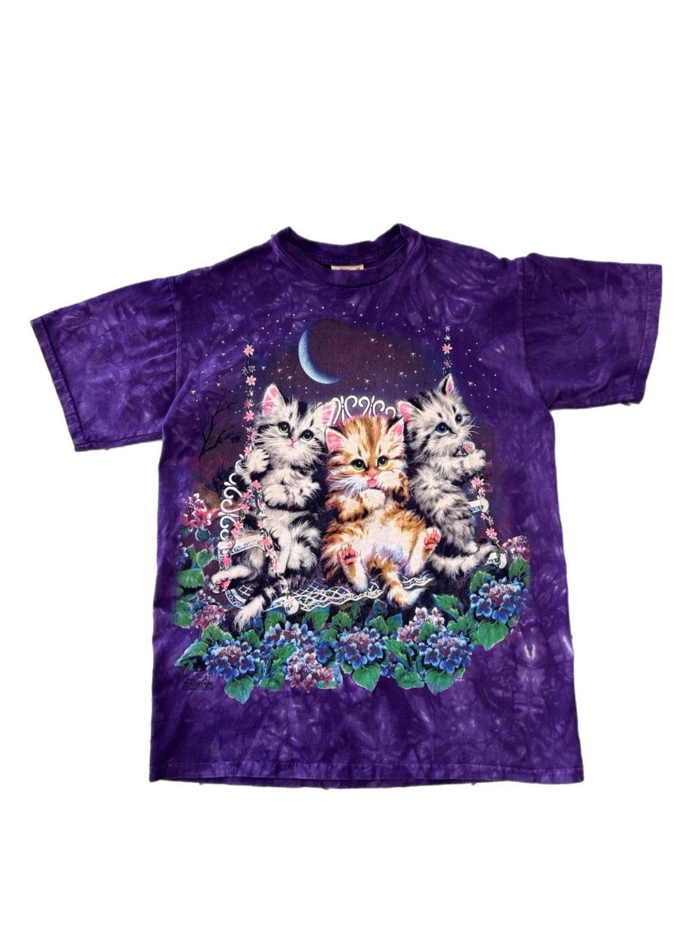 The Mountain 2002 Kittens Tie-Dye T-Shirt